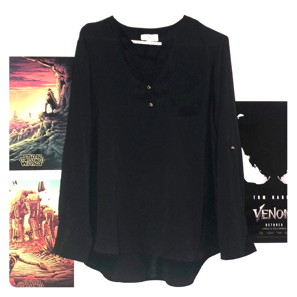 Black Work Blouse